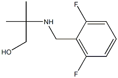 2-{[(2,6-difluorophenyl)methyl]amino}-2-methylpropan-1-ol Struktur