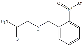 2-{[(2-nitrophenyl)methyl]amino}acetamide Struktur