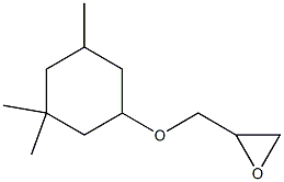 2-{[(3,3,5-trimethylcyclohexyl)oxy]methyl}oxirane Struktur