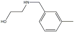 2-{[(3-methylphenyl)methyl]amino}ethan-1-ol Struktur