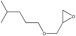 2-{[(4-methylpentyl)oxy]methyl}oxirane Struktur