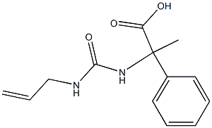 2-{[(allylamino)carbonyl]amino}-2-phenylpropanoic acid Struktur