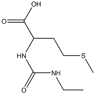 2-{[(ethylamino)carbonyl]amino}-4-(methylthio)butanoic acid Struktur