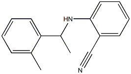 2-{[1-(2-methylphenyl)ethyl]amino}benzonitrile Struktur