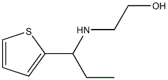 2-{[1-(thiophen-2-yl)propyl]amino}ethan-1-ol Struktur