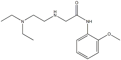 2-{[2-(diethylamino)ethyl]amino}-N-(2-methoxyphenyl)acetamide Struktur