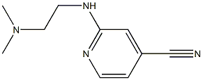 2-{[2-(dimethylamino)ethyl]amino}isonicotinonitrile Struktur