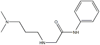 2-{[3-(dimethylamino)propyl]amino}-N-phenylacetamide Struktur