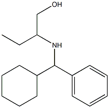 2-{[cyclohexyl(phenyl)methyl]amino}butan-1-ol Struktur