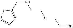 2-{2-[(thiophen-2-ylmethyl)amino]ethoxy}ethan-1-ol Struktur