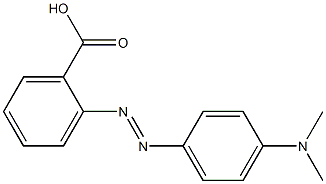 2-{2-[4-(dimethylamino)phenyl]diazen-1-yl}benzoic acid Struktur