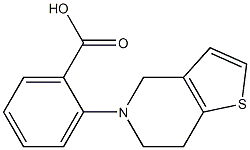 2-{4H,5H,6H,7H-thieno[3,2-c]pyridin-5-yl}benzoic acid Struktur