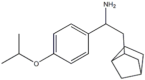 2-{bicyclo[2.2.1]heptan-2-yl}-1-[4-(propan-2-yloxy)phenyl]ethan-1-amine Struktur