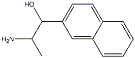 2-amino-1-(naphthalen-2-yl)propan-1-ol Struktur