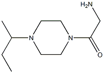 2-amino-1-[4-(butan-2-yl)piperazin-1-yl]ethan-1-one Struktur