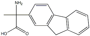 2-amino-2-(9H-fluoren-2-yl)propanoic acid Struktur