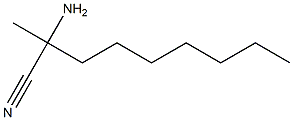 2-amino-2-methylnonanenitrile Struktur