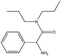 2-amino-2-phenyl-N,N-dipropylacetamide Struktur