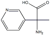 2-amino-2-pyridin-3-ylpropanoic acid Struktur