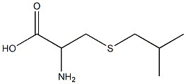 2-amino-3-(isobutylthio)propanoic acid Struktur