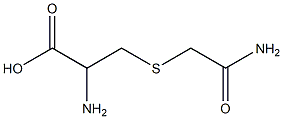 2-amino-3-[(2-amino-2-oxoethyl)thio]propanoic acid Struktur