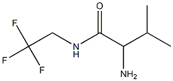 2-amino-3-methyl-N-(2,2,2-trifluoroethyl)butanamide Struktur