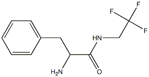 2-amino-3-phenyl-N-(2,2,2-trifluoroethyl)propanamide Struktur