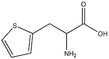 2-amino-3-thien-2-ylpropanoic acid Struktur