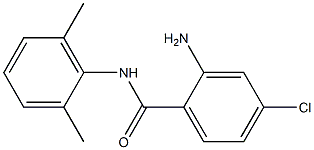 2-amino-4-chloro-N-(2,6-dimethylphenyl)benzamide Struktur