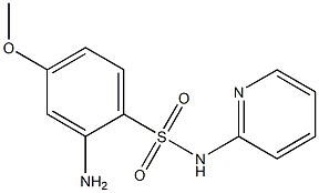 2-amino-4-methoxy-N-(pyridin-2-yl)benzene-1-sulfonamide Struktur