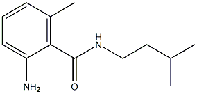 2-amino-6-methyl-N-(3-methylbutyl)benzamide Struktur