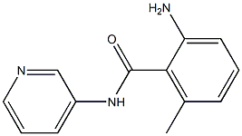 2-amino-6-methyl-N-pyridin-3-ylbenzamide Struktur