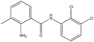 2-amino-N-(2,3-dichlorophenyl)-3-methylbenzamide Struktur