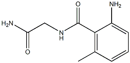 2-amino-N-(2-amino-2-oxoethyl)-6-methylbenzamide Struktur