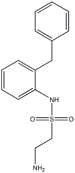 2-amino-N-(2-benzylphenyl)ethane-1-sulfonamide Struktur