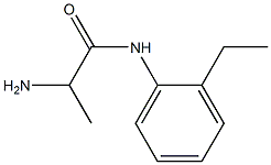 2-amino-N-(2-ethylphenyl)propanamide Struktur