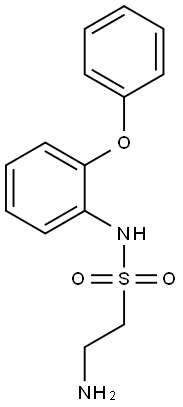 2-amino-N-(2-phenoxyphenyl)ethane-1-sulfonamide Struktur