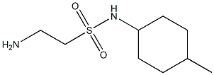 2-amino-N-(4-methylcyclohexyl)ethanesulfonamide Struktur