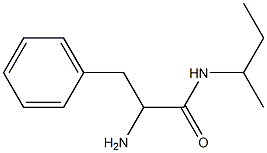 2-amino-N-(sec-butyl)-3-phenylpropanamide Struktur