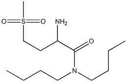 2-amino-N,N-dibutyl-4-methanesulfonylbutanamide Struktur