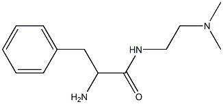 2-amino-N-[2-(dimethylamino)ethyl]-3-phenylpropanamide Struktur