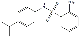 2-amino-N-[4-(propan-2-yl)phenyl]benzene-1-sulfonamide Struktur