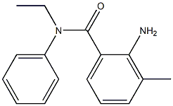 2-amino-N-ethyl-3-methyl-N-phenylbenzamide Struktur