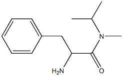 2-amino-N-isopropyl-N-methyl-3-phenylpropanamide Struktur