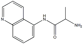 2-amino-N-quinolin-5-ylpropanamide Struktur