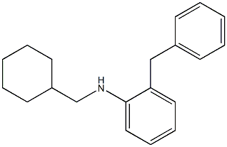 2-benzyl-N-(cyclohexylmethyl)aniline Struktur