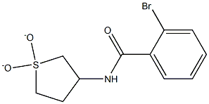 2-bromo-N-(1,1-dioxidotetrahydrothien-3-yl)benzamide Struktur