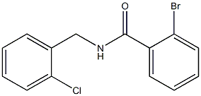 2-bromo-N-(2-chlorobenzyl)benzamide Struktur