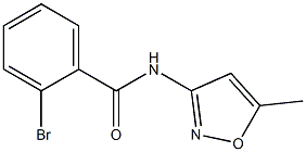 2-bromo-N-(5-methylisoxazol-3-yl)benzamide Struktur