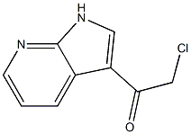 2-chloro-1-{1H-pyrrolo[2,3-b]pyridin-3-yl}ethan-1-one Struktur